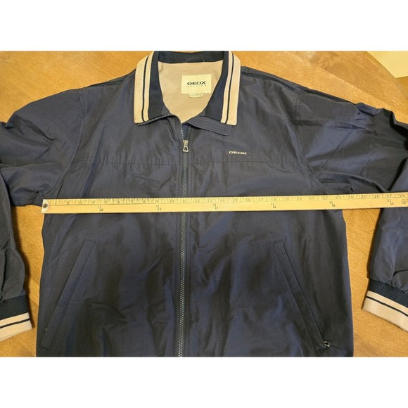 Geox Men's Blue Jacket Respira Water Repellent Windproof Thermal Reg. US Sz 46 - Picture 8 of 17